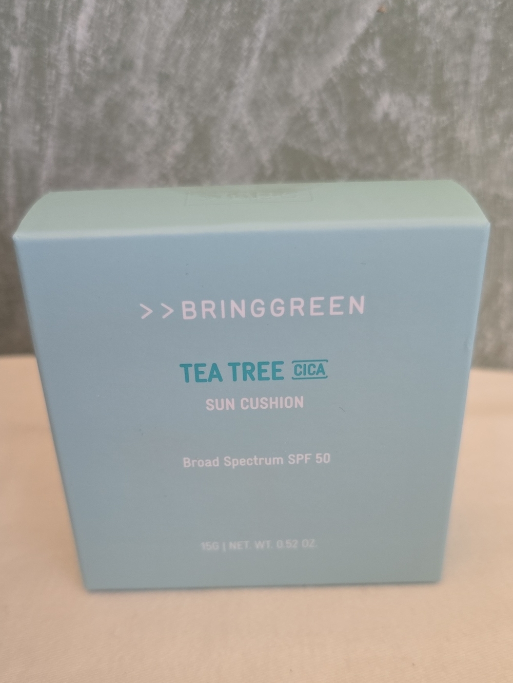 Bring Green Tea Tree Sun Cushion SPF 50 Korean Mineral Subscreen For Face New